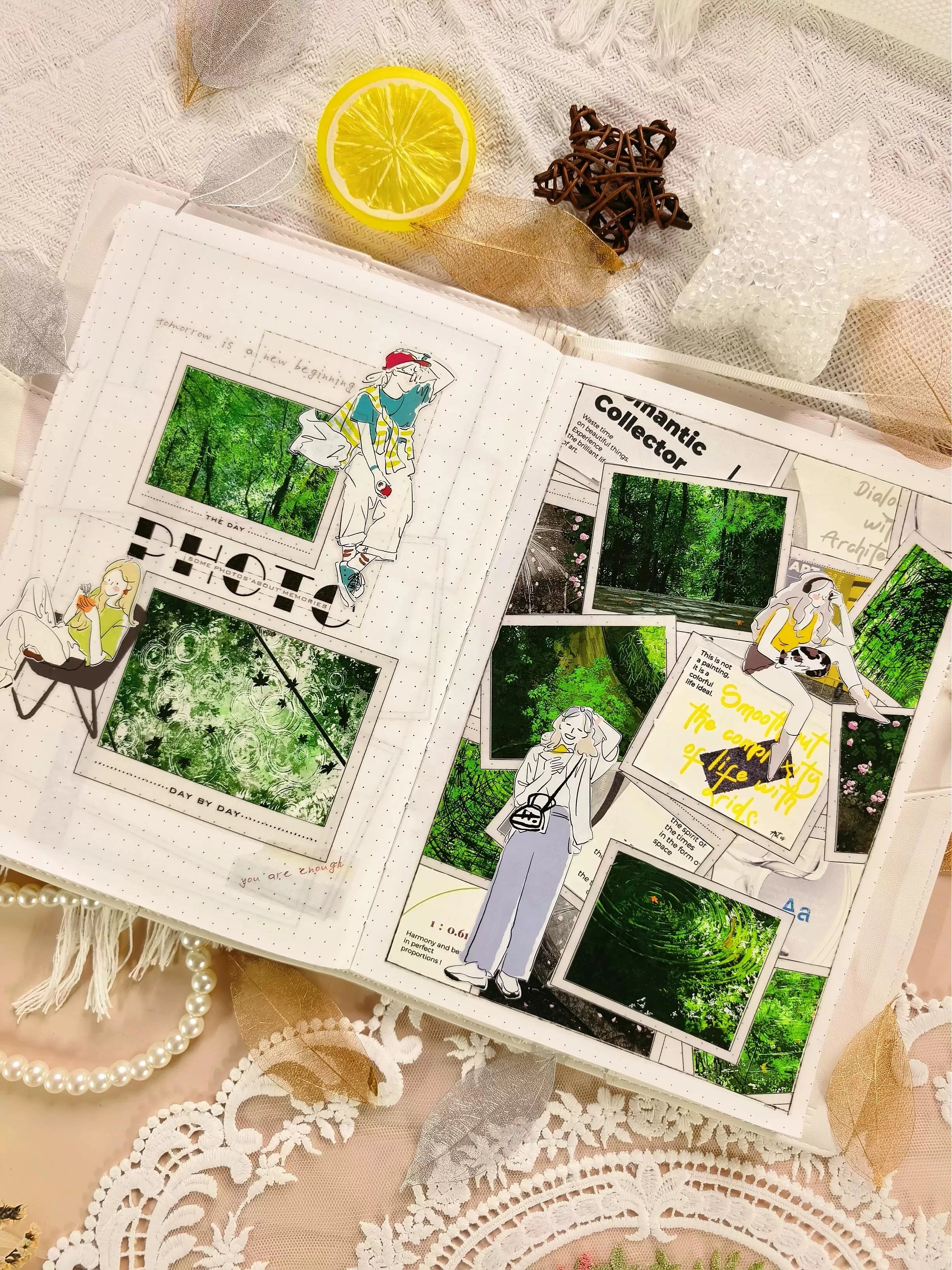 Rainy scene background decorative tape