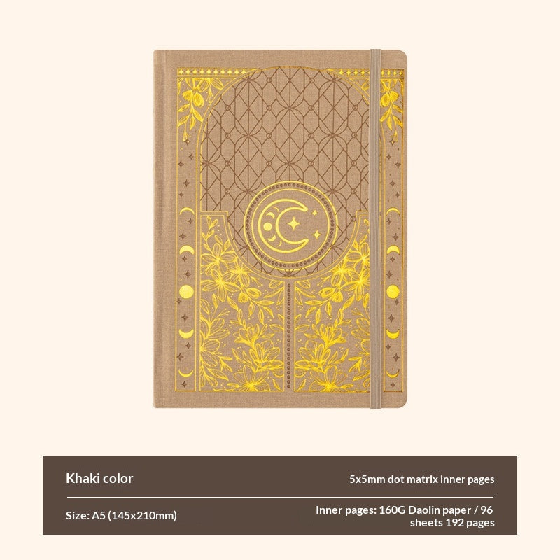 Spring Letters Series A5 Dot Grid Journal Notebook