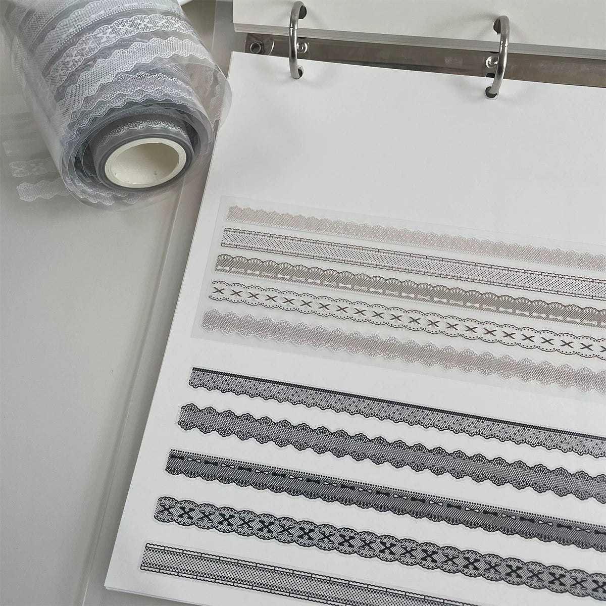 Lace Border Sticker Roll
