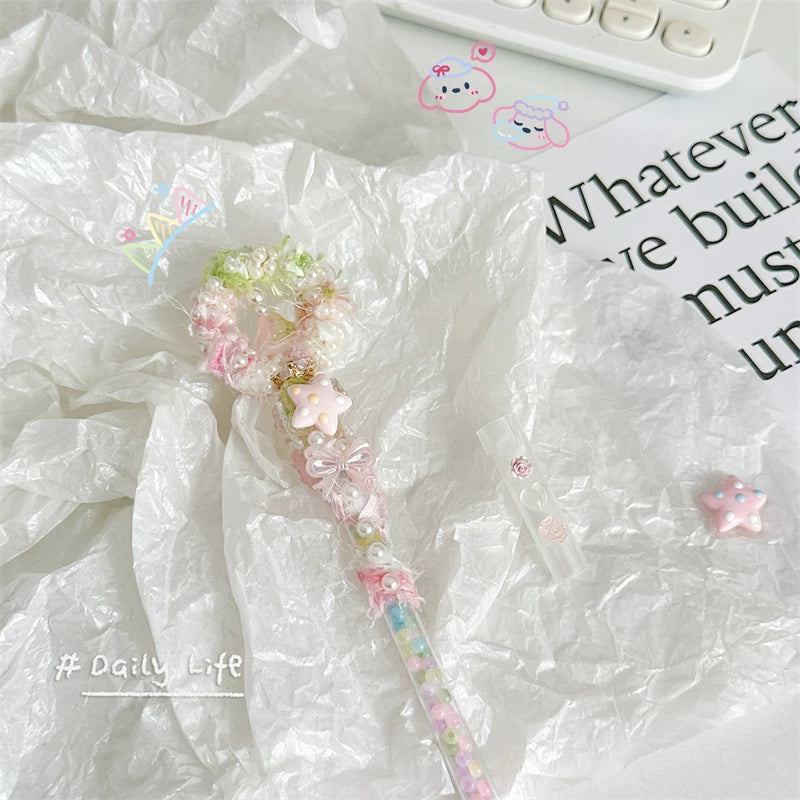 Peach Oolong Lily Wreath Bell Decorative Craft Knife