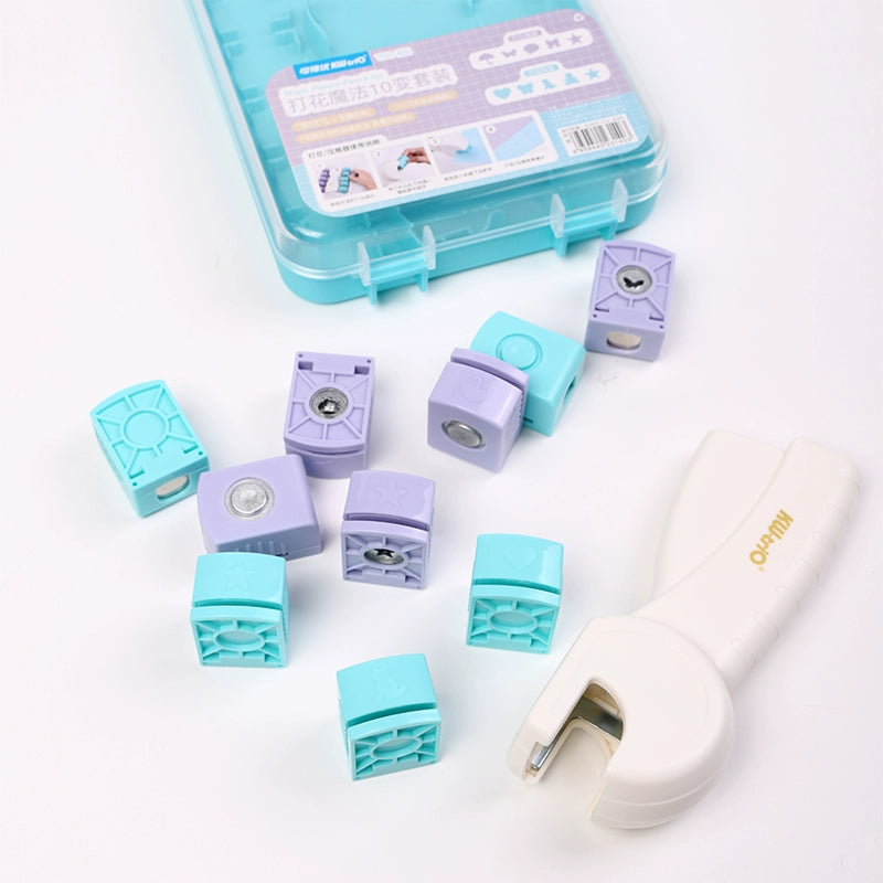 10-in-1 Crafting Embosser & Punch Set