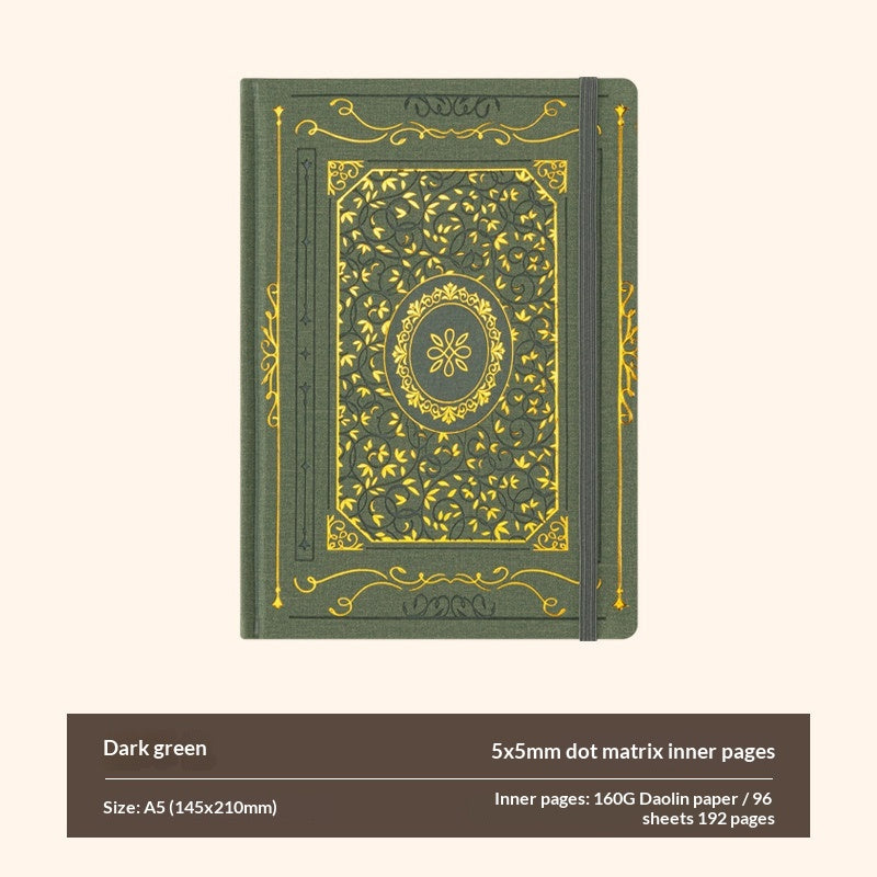 Spring Letters Series A5 Dot Grid Journal Notebook
