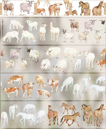 Farm Animals PET Tape
