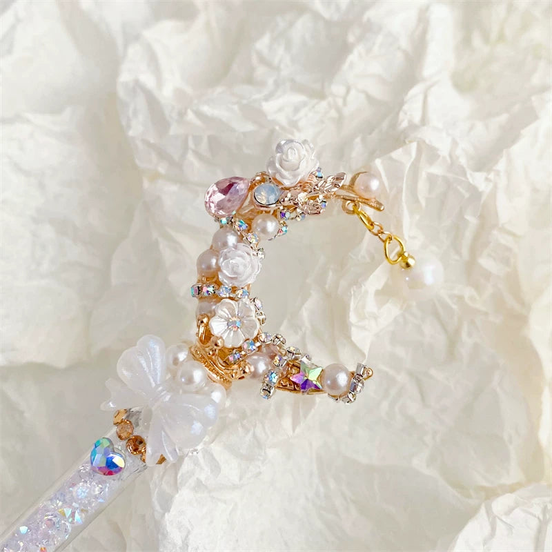Moonlit Pearl Pendant Decorative Craft Knife