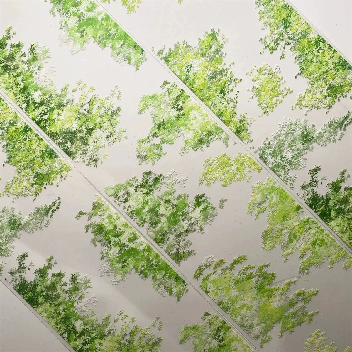 Trees with Leaves 2 PET Tape Trees with Leaves PET Tape 2 | Lush Foliage Sticker Tape