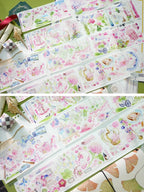 Blossom Girl PET Tape Blossom Girl PET Tape | Sakura Journaling Tape