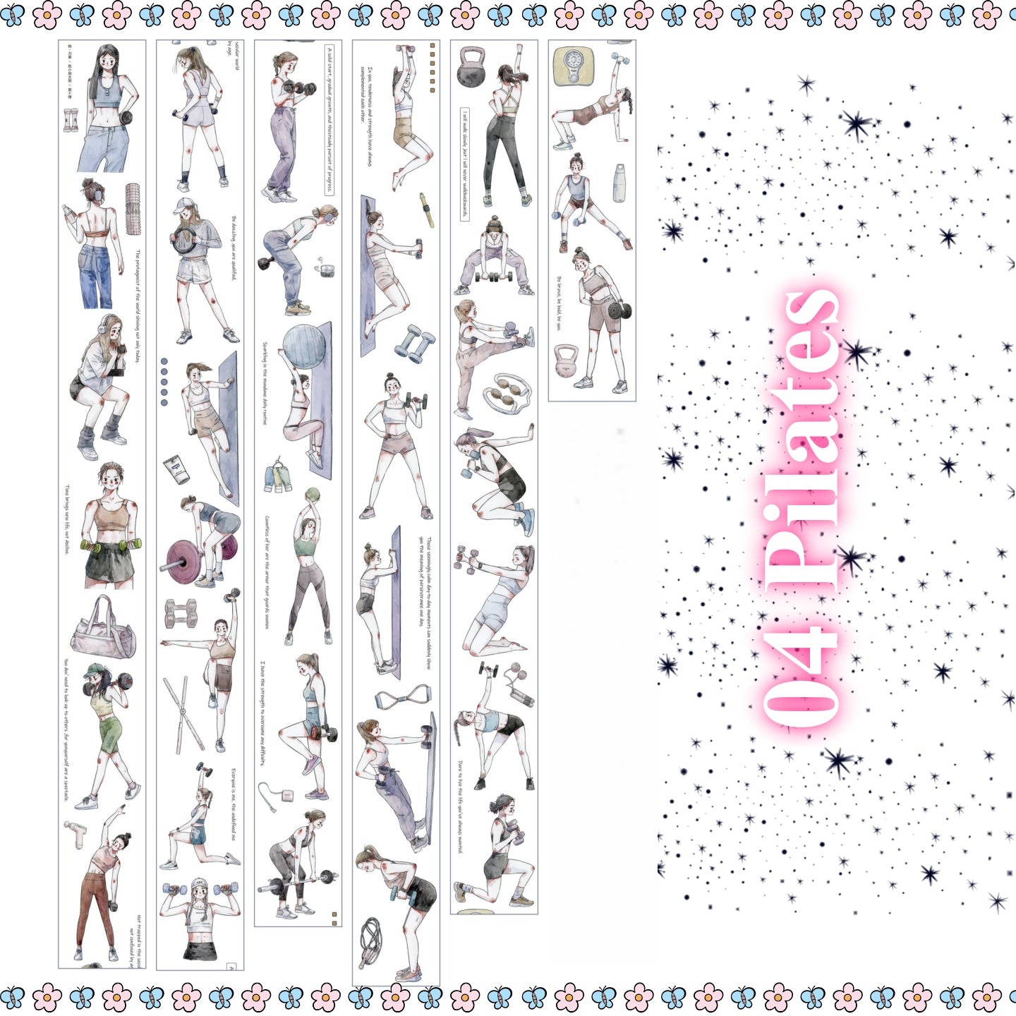 Die-cut Girl's Daily - 4 Styles