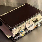 Premium A7 Leather Ring Binder Journal - Refillable Planner - Shroomi