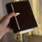 Premium A7 Leather Ring Binder Journal - Refillable Planner - Shroomi