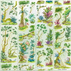 Rainforest Greens PET Tape Rainforest Greens Tape – Tropical Plant Decorative Tape for Journaling & Crafts