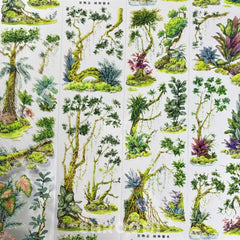 Rainforest Greens PET Tape Rainforest Greens Tape – Tropical Plant Decorative Tape for Journaling & Crafts