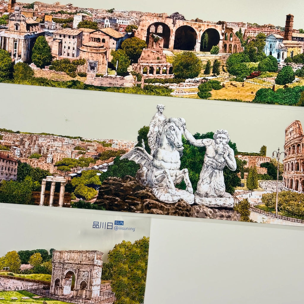 Roman Holiday PET Tape Roman Holiday PET Tape – Colosseum & City Views for Travel Journals