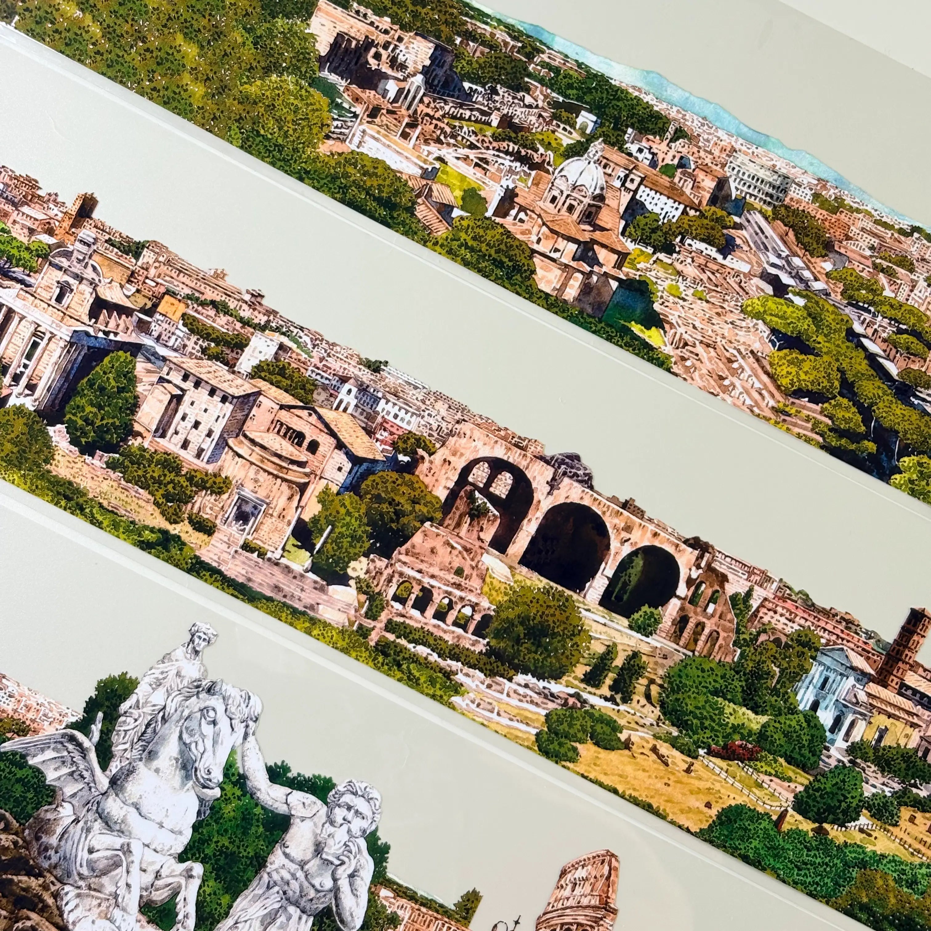 Roman Holiday PET Tape Roman Holiday PET Tape – Colosseum & City Views for Travel Journals