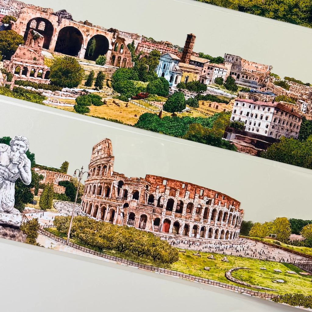 Roman Holiday PET Tape Roman Holiday PET Tape – Colosseum & City Views for Travel Journals
