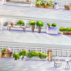 Rooftop Retreat PET Tape Rooftop Retreat PET Tape | Urban Scenery for Journaling