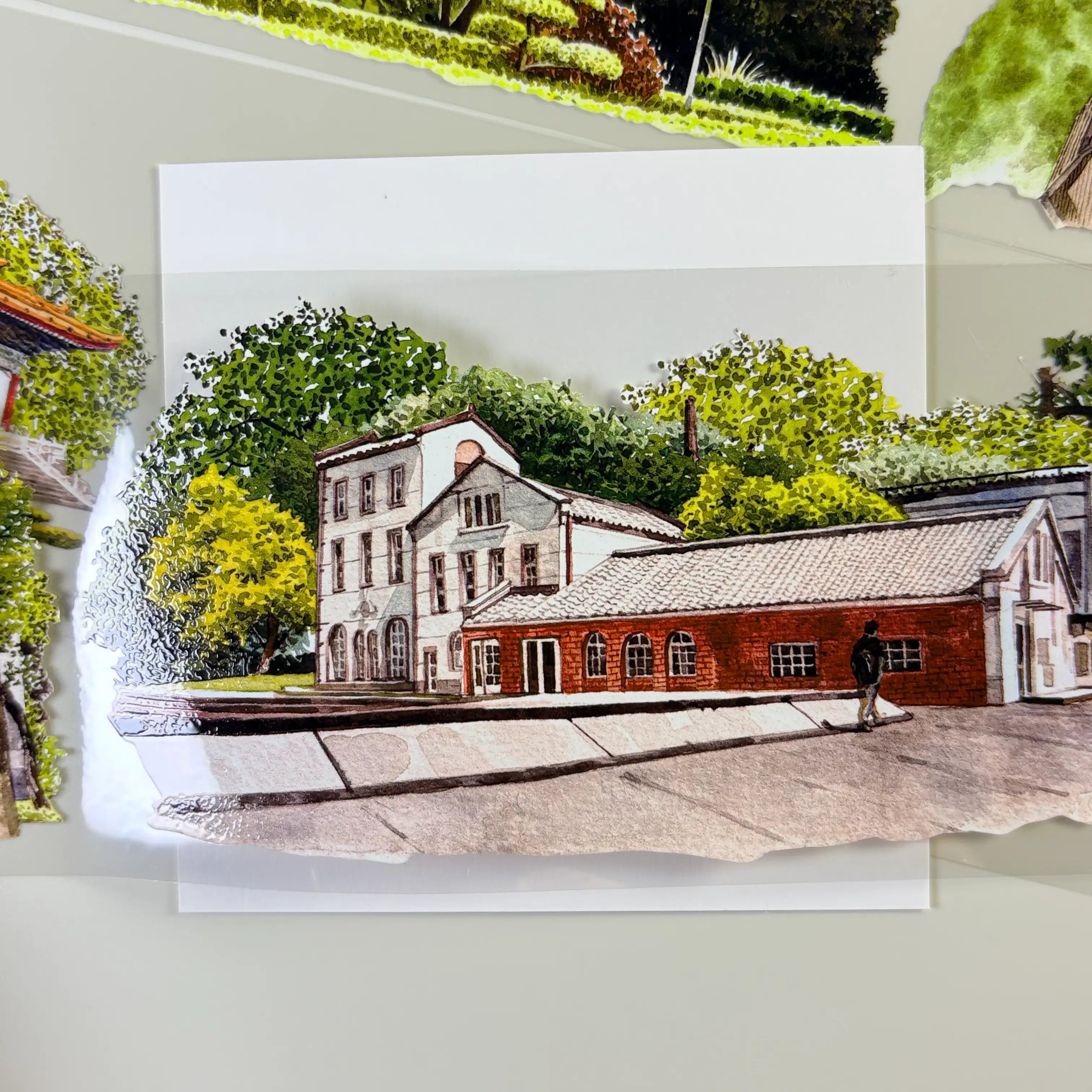 Round Island Tour PET Tape Round Island Tour PET Tape – Scenic Taiwan Landscapes for Journaling