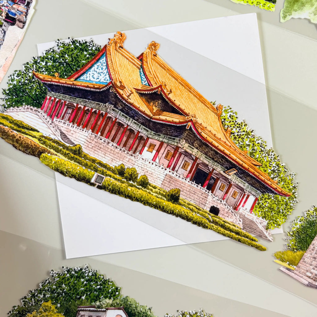 Round Island Tour PET Tape Round Island Tour PET Tape – Scenic Taiwan Landscapes for Journaling