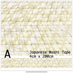 Scene Base Collection – Floor, Grass & Road Washi Tape Scene Base Washi Tape 4cm × 200cm – Floor & Grass | Shroomi