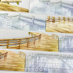 Scenic Overlook Deck PET Tape - Shroomi
