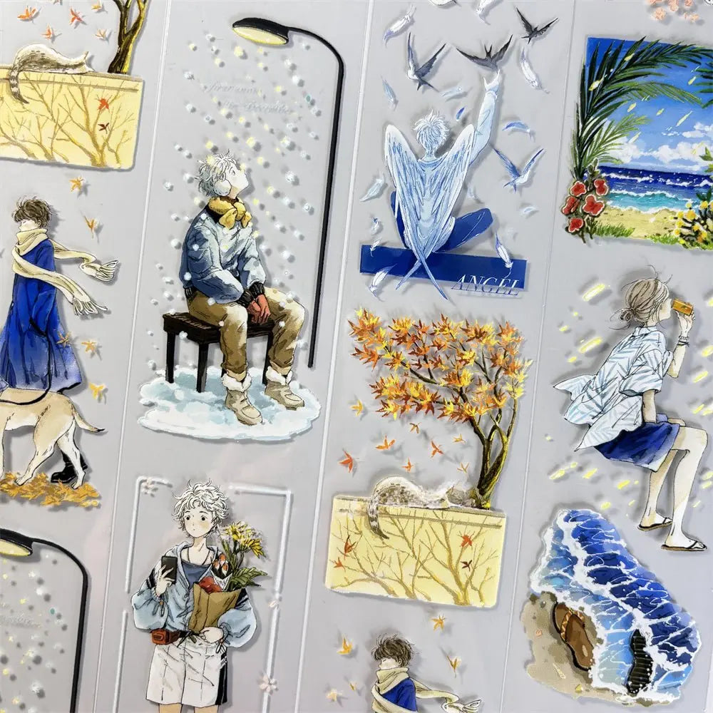 Seasons Stories PET Tape Seasons Stories PET Tape | Cute & Dreamy Character Stickers
