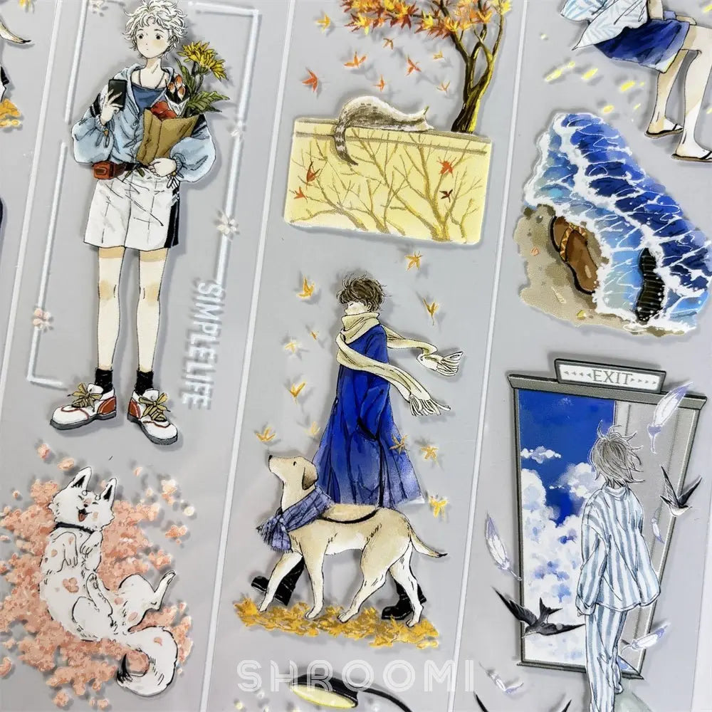 Seasons Stories PET Tape Seasons Stories PET Tape | Cute & Dreamy Character Stickers