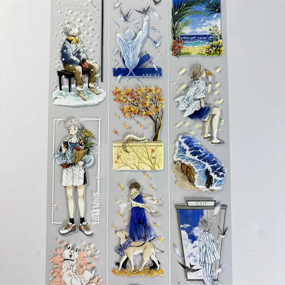 Seasons Stories PET Tape Seasons Stories PET Tape | Cute & Dreamy Character Stickers