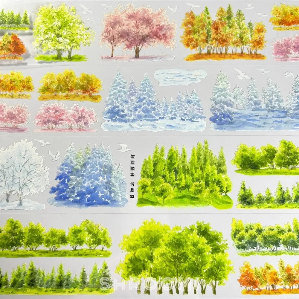 Seasons of the Forest PET Tape JINGWUZHI