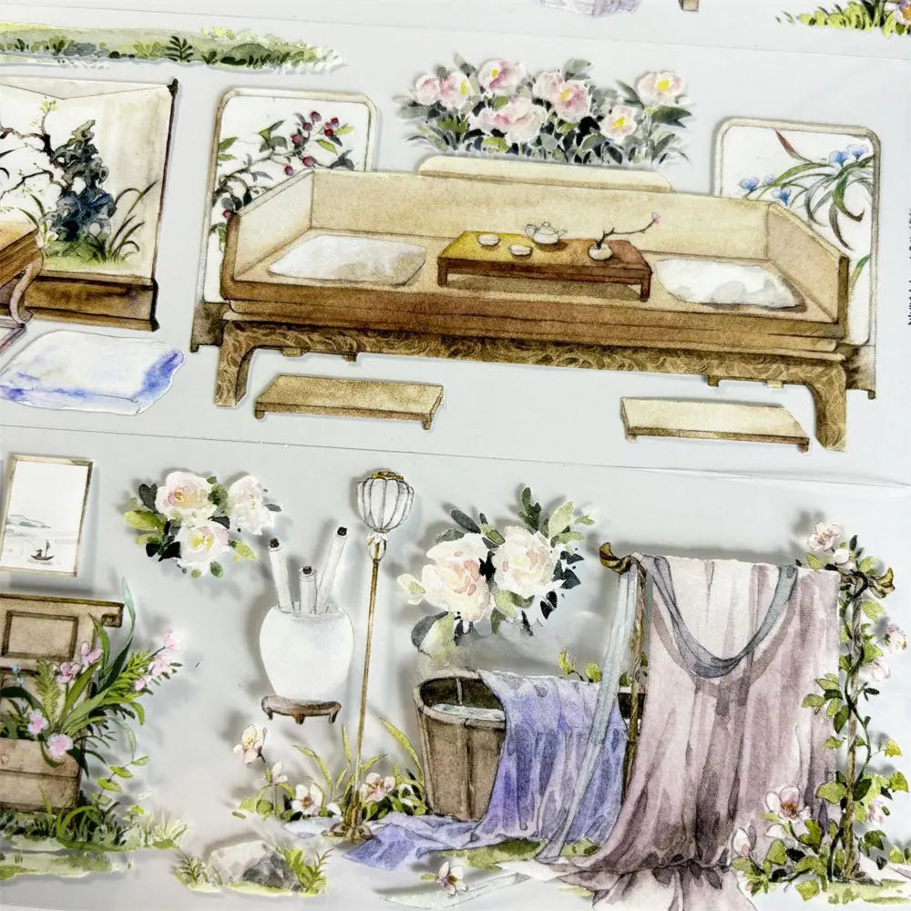 Serene Summer Pavilion PET Tape - Shroomi