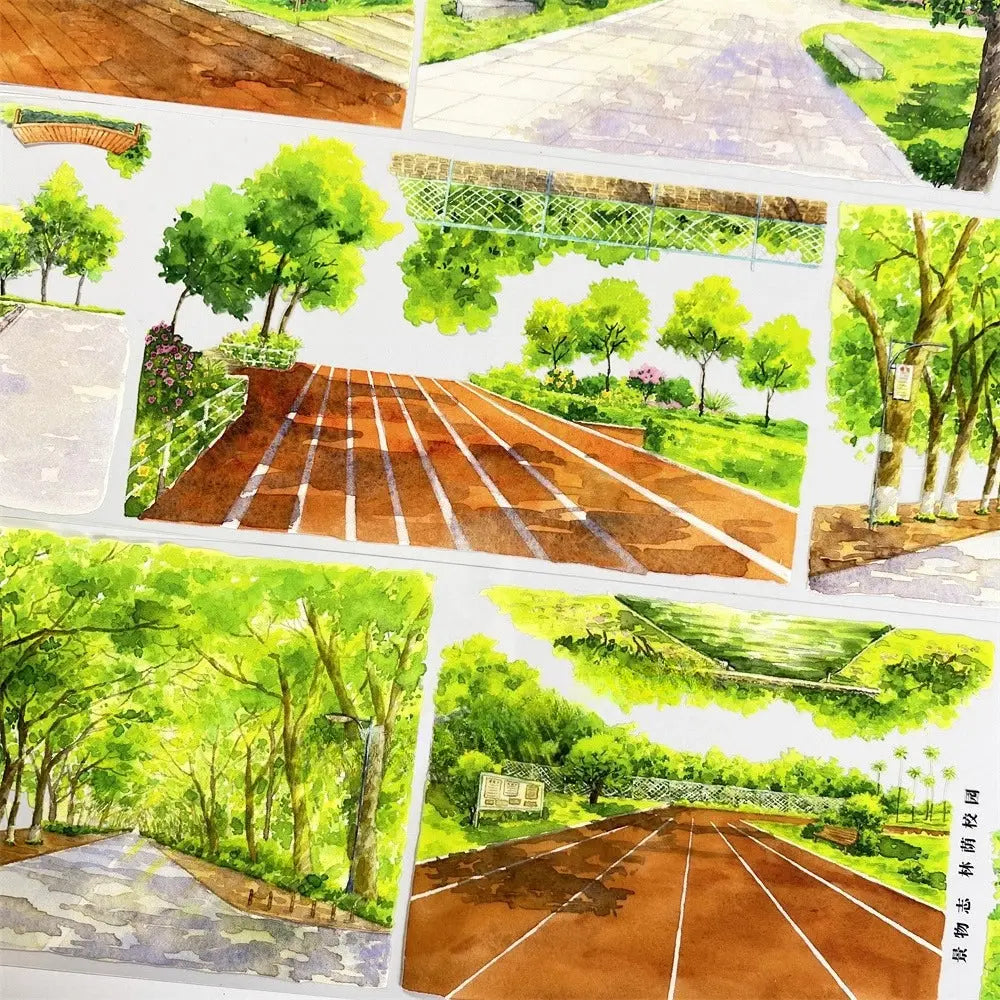 Shaded Campus PET Tape JINGWUZHI