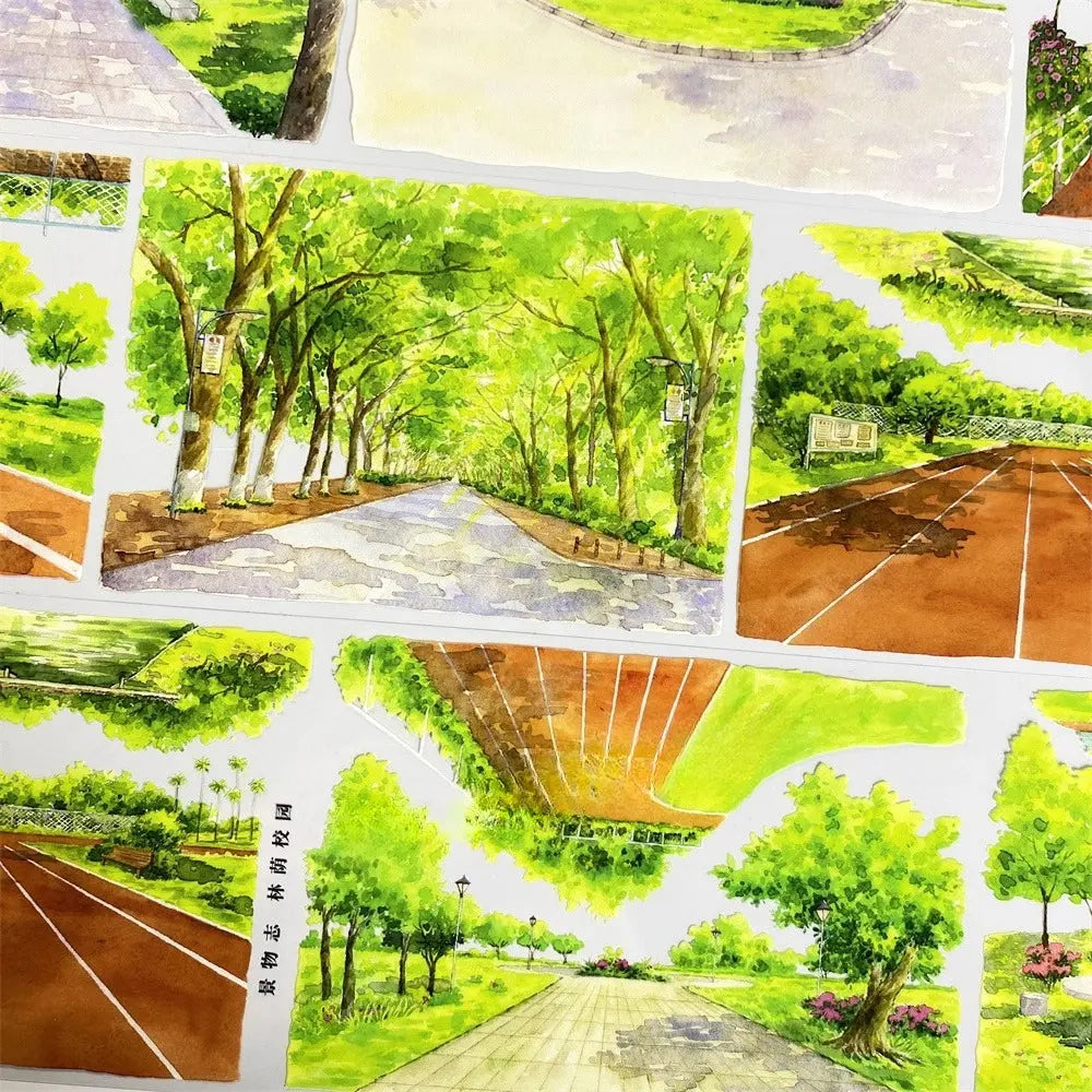 Shaded Campus PET Tape JINGWUZHI