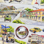 Shanghai Street View PET Tape - Shroomi