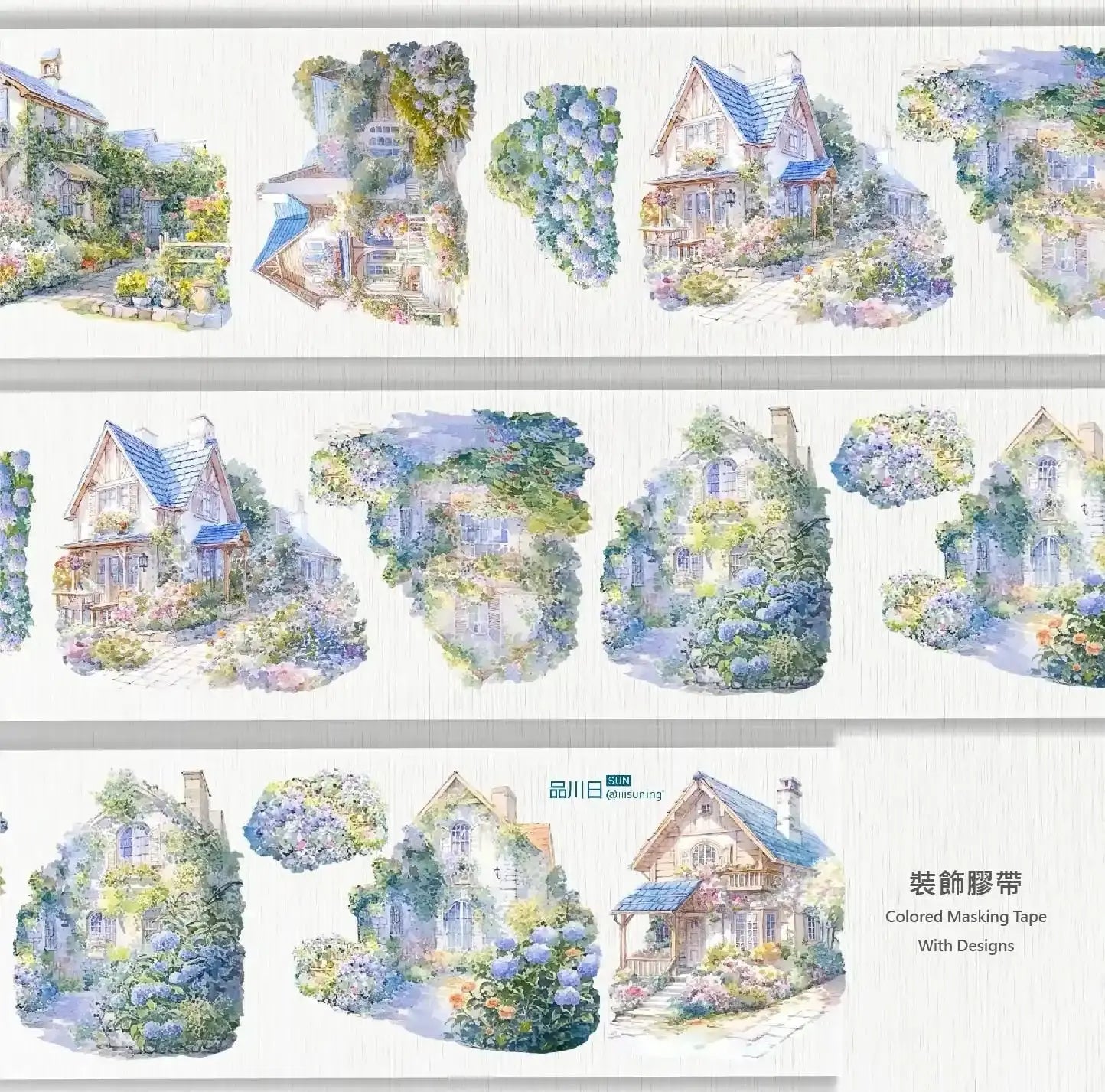 Singing in the Garden PET Tape Singing in the Garden PET Tape | Dreamy Flower Shop Scenery