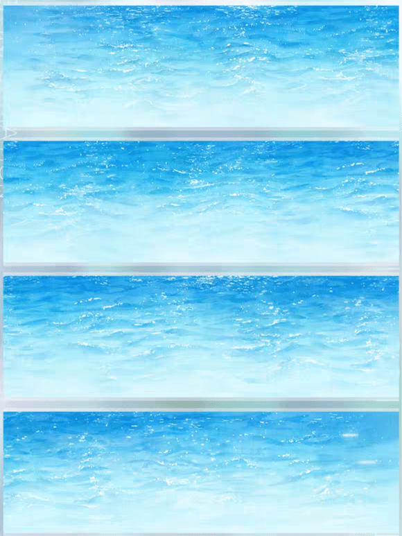 Blue water with ripples with Washi Tape