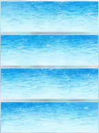 Blue water with ripples with Washi Tape