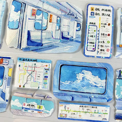 Skyline Transit PET Tape Skyline Transit PET Tape | Iridescent Subway & Train Scenery