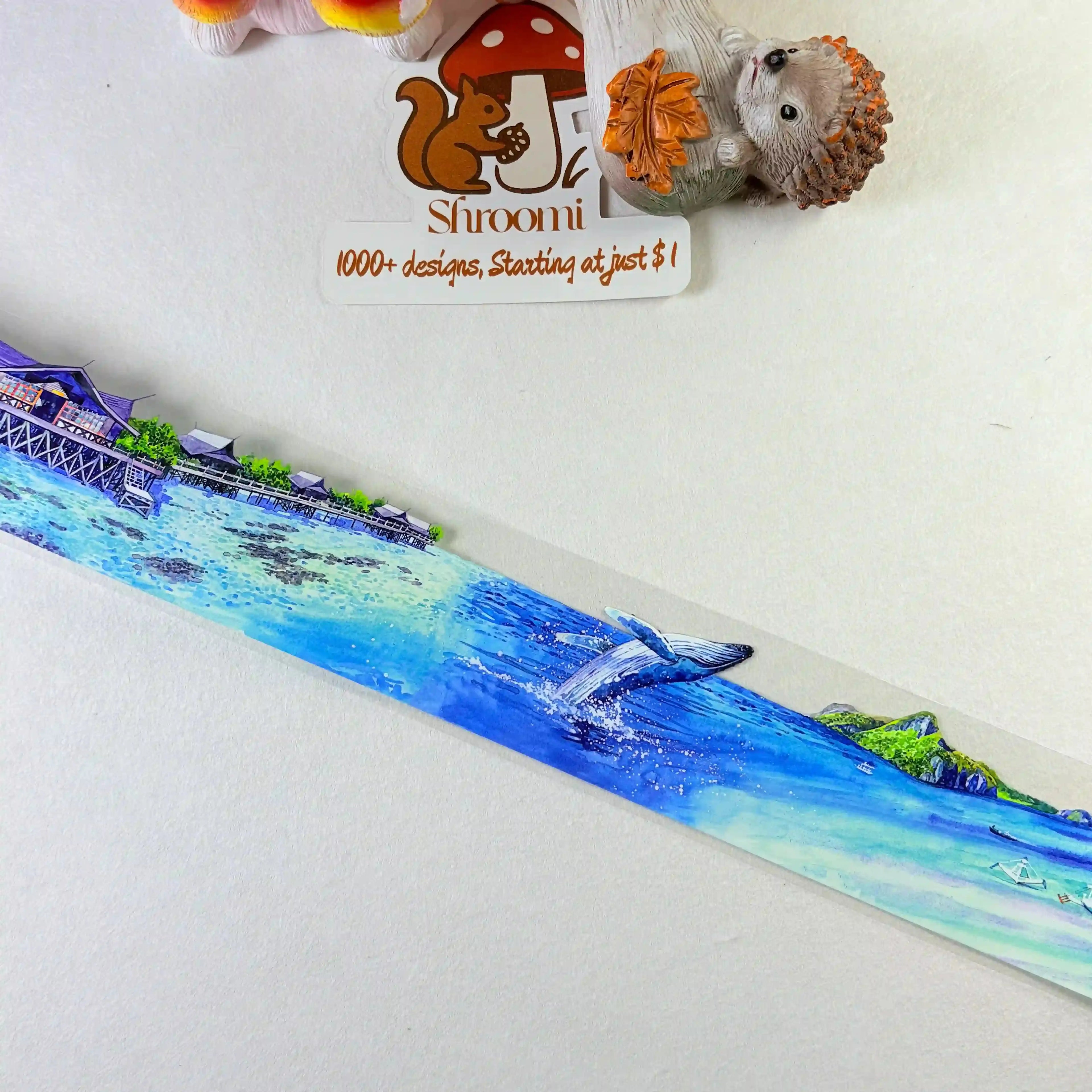 Loop 5 – PET tape showing Snorkeling Time Ocean Scene PET Tape