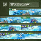 Illustration Detail Snorkeling Time Ocean Scene PET Tape 1