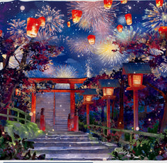 Torii Fireworks Night PET Tape - Whole Roll Torii Fireworks Night PET Tape | Shroomi