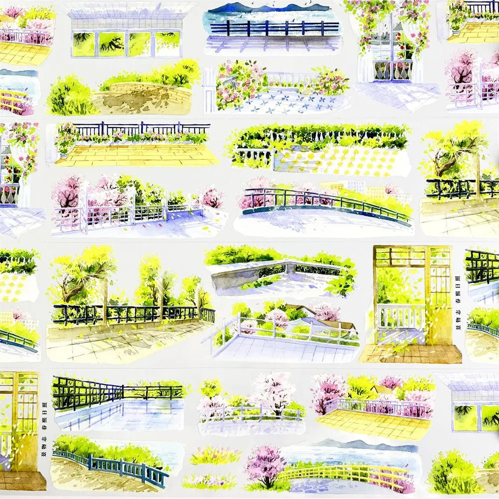 Spring Serenity Balcony PET Tape - Shroomi