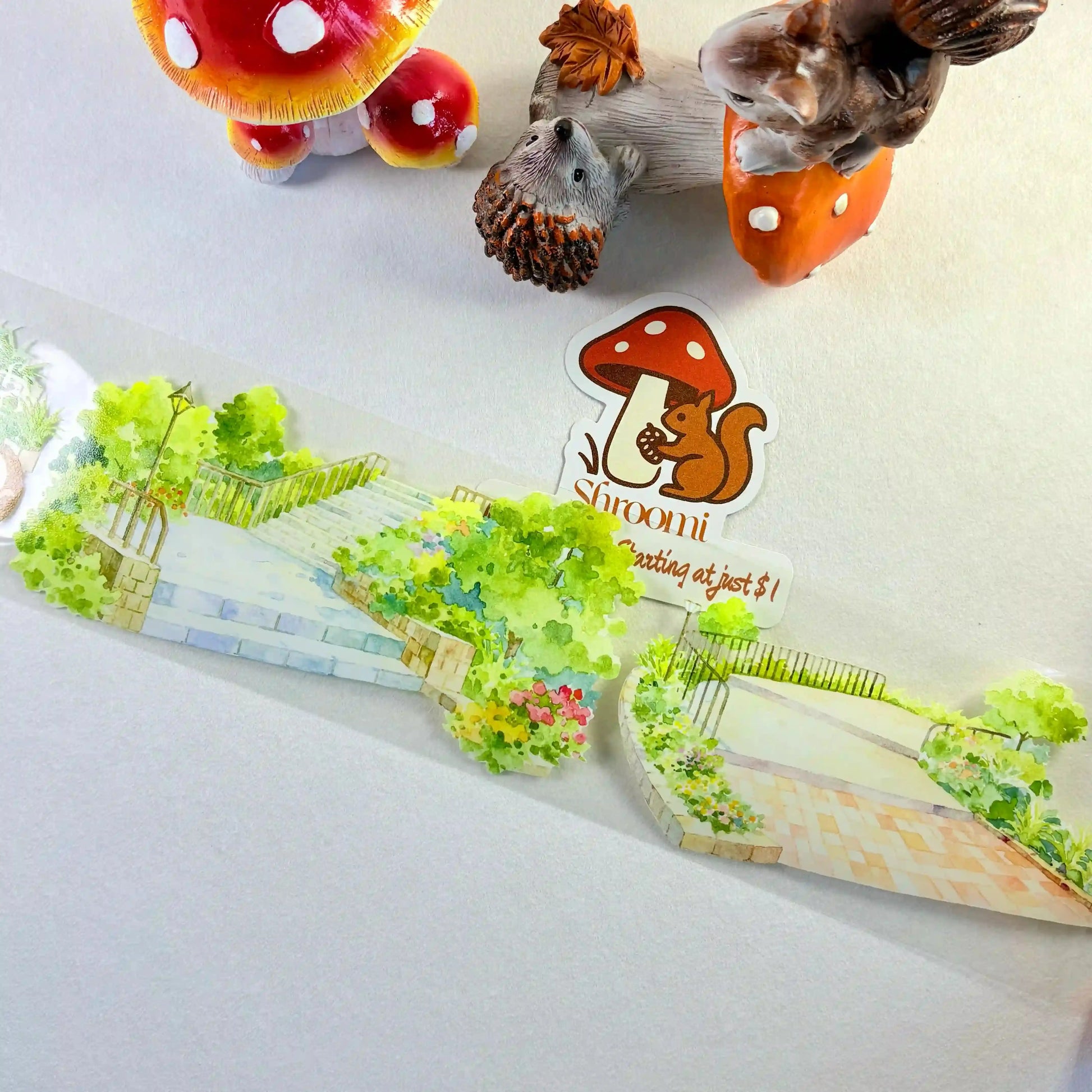 Street Steps PET Tape Street Steps & Terraces PET Tape | Architectural Scenery Element