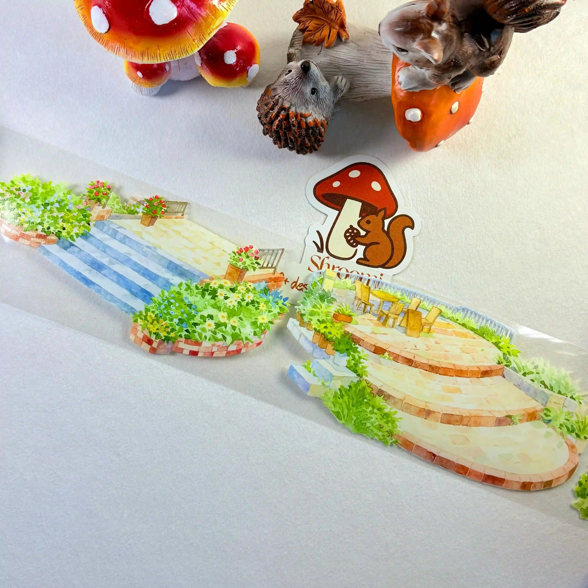 Street Steps PET Tape Street Steps & Terraces PET Tape | Architectural Scenery Element