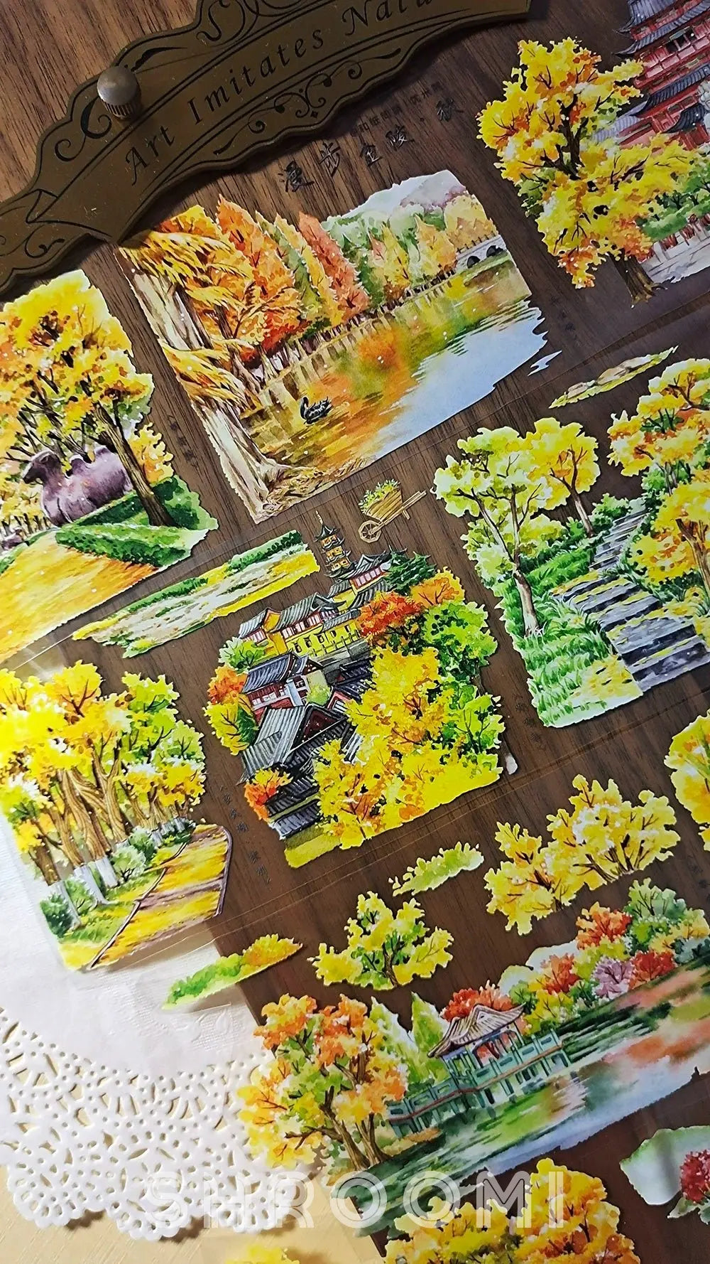 Strolling in Jinling Autumn PET Tape - Shroomi