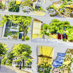 Summer Town Street View PET Tape - Shroomi