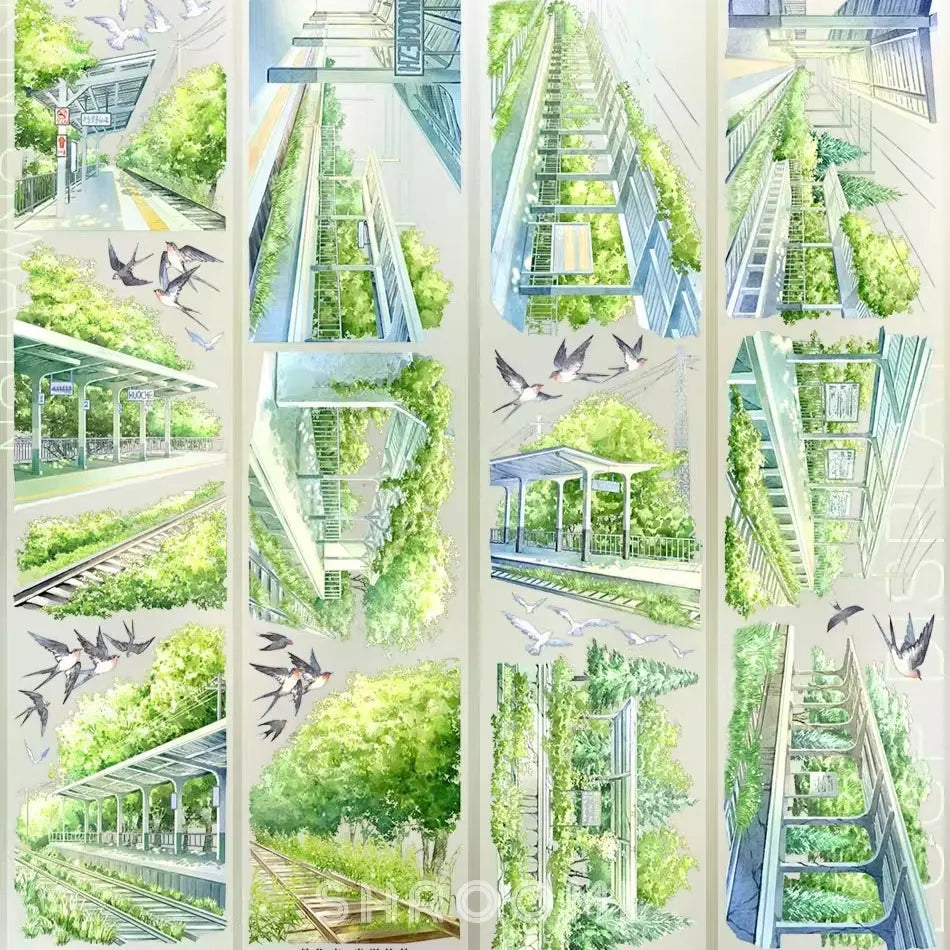 Sunlit Railway PET Tape JINGWUZHI