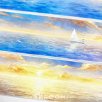 Sunset Sea Horizon PET Tape JINGWUZHI