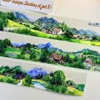 The Journey PET Tape Journey PET Tape – Pastoral Landscape Watercolor for Journaling