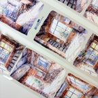 The Past Youth PET Tape The Past Youth PET Tape – Retro Café & Brick Studio Scene