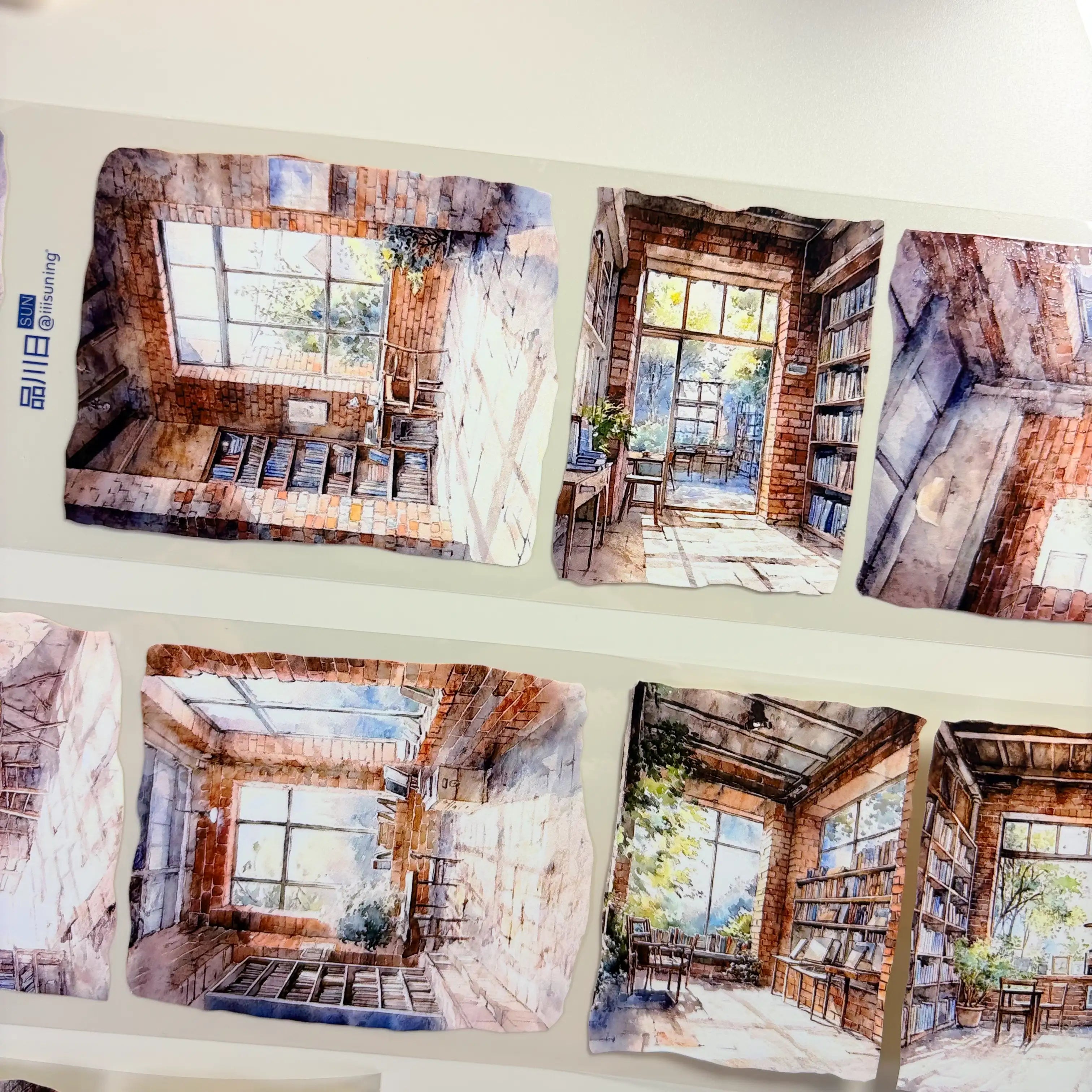 The Past Youth PET Tape The Past Youth PET Tape – Retro Café & Brick Studio Scene