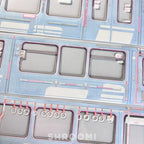 Train Carriage Window PET Tape - Shroomi