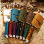 Traveler Mini Diary & Daily Planner, Mini Refillable Journal - Shroomi